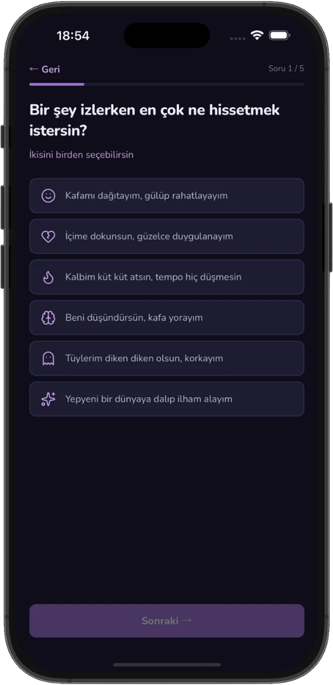 piCue onboarding